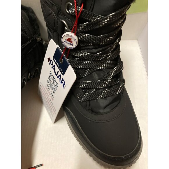 Waterproof Black Pajar Snow Boots for Women, Insulated Karley EU 36 US 5-5.5 New - Picture 3 of 5
